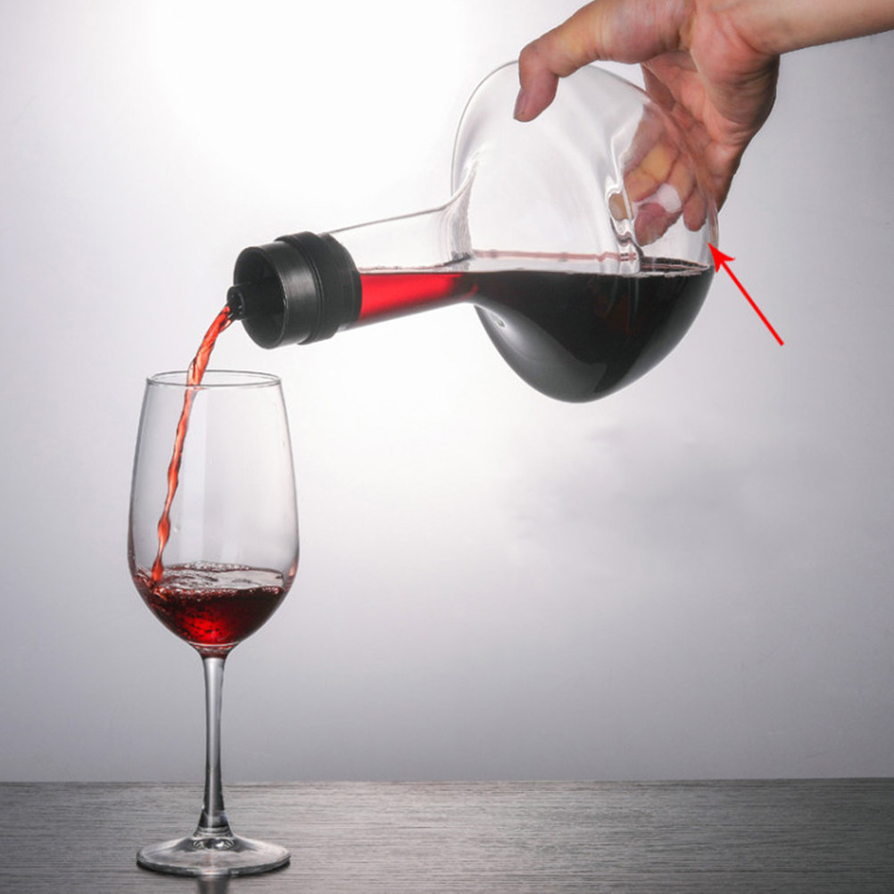 1Pcs 1000Ml Glass Wine Decante - огляд і ціна Wine Aerator Pour